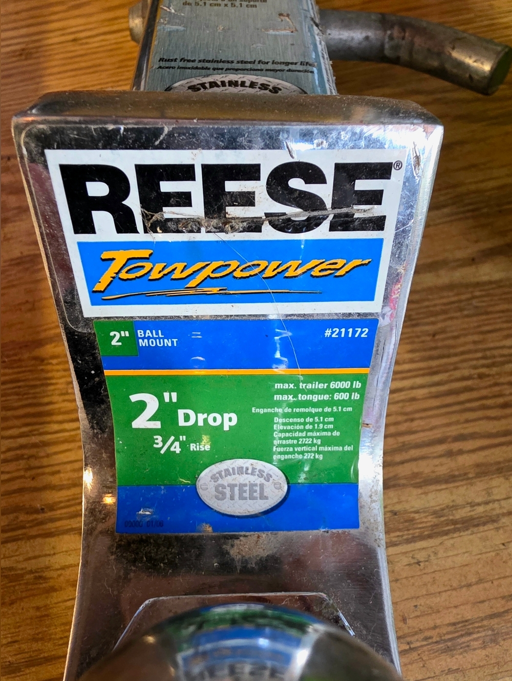 Reese Towpower 2" Drop 3/4" Rise Ball Mount - Picture 2 of 3